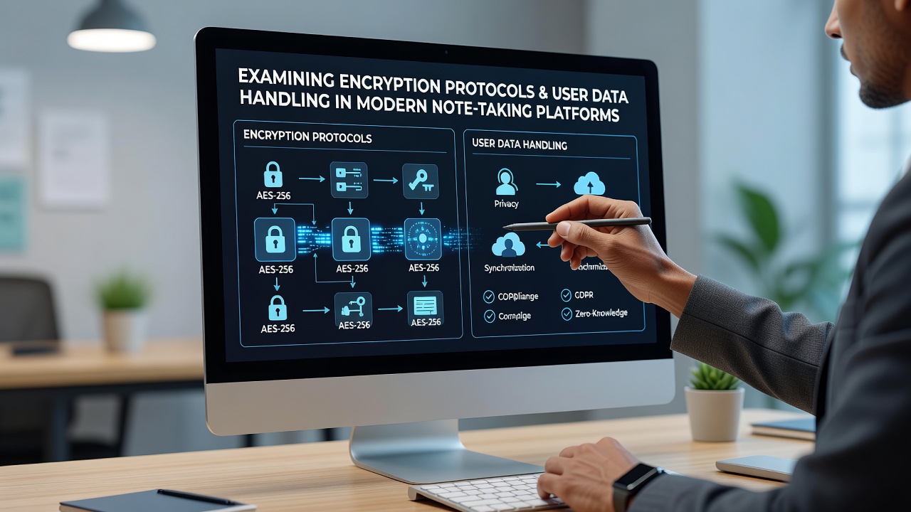 Examining Encryption Protocols and User Data Handling in Modern Note-Taking Platforms